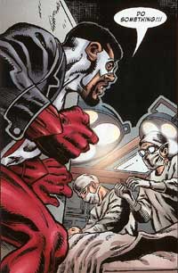 scene from Captain America and the Falcon #13. Click for a larger view. scene from Captain America and the Falcon #13