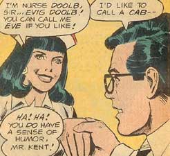 Clark meets the nurse