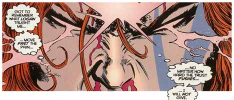 My forehead is bleeding! Jean Grey