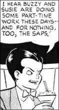 Buzzy says 'Work Can Be Fun! Click for the full page.