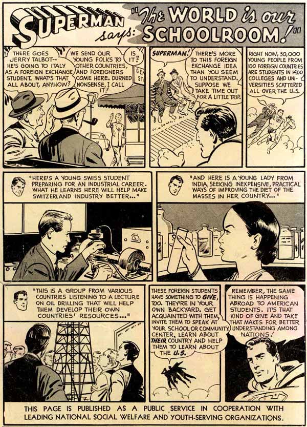 Superman in 'The World is Our Schoolroom!'