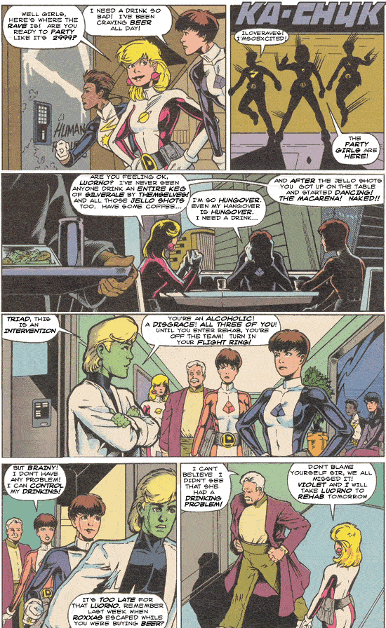 The Legion of Super-Heroes Afer School Special, page 1