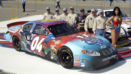 NASCAR Justice League car 