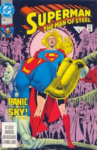 cover, Man of Steel #10 cover, Man of Steel #10