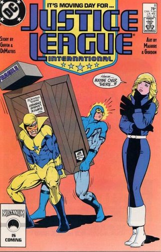 cover, Justice League International #8