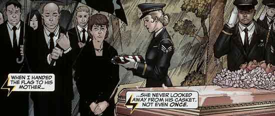 funeral scene from Ms Marvel #17