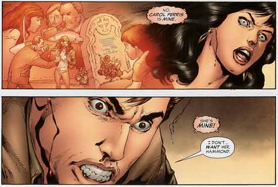 Almost makes it sound poetic...almost Scene from Green Lantern #33