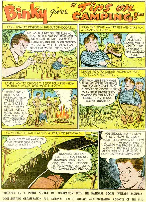 Binky Gives ;Tips on Camping!'