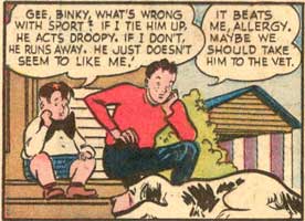Binky Says 'Give Your Pet All the Breaks!' Click for the full page.