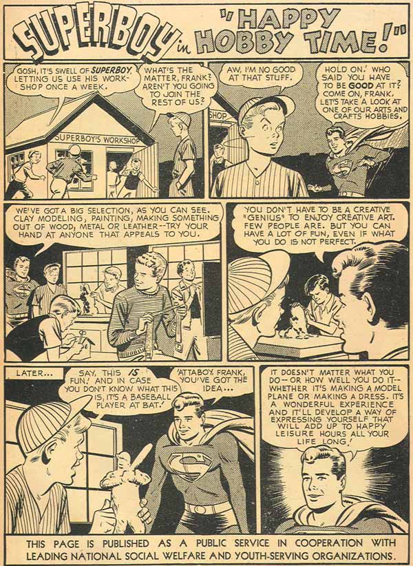Superboy in 'Happy Hobby Time!'