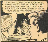 Superboy in 'Happy Hobby Time!' Click for the full page