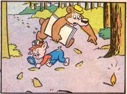 Peter Porkchops solves 'The Case of the Careless Camper!' Click for the full page.