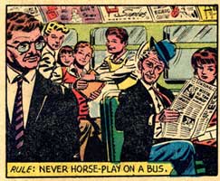 Wanted: Safe Bus Riders! Click for the full page
