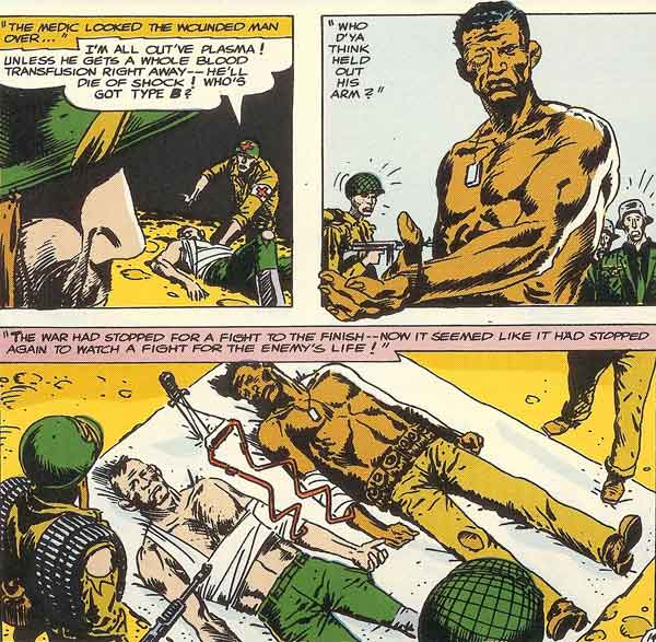 A final scene from Our Army at War #160