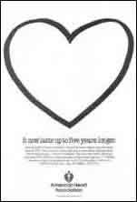 American Heart Association PSA! Click for the full page.