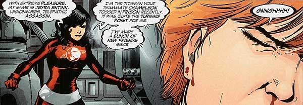 Scene from Supergirl and the Legion of Super-Heroes #23 