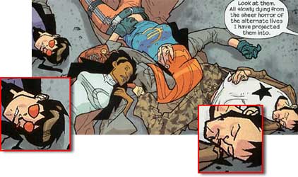Scene from Nextwave #10 (modified to show the nosebleeds better)