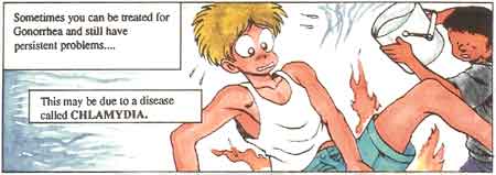 Scene from Ninja High School talks about Sexually Transmitted Diseases