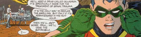 scene from Batman: Knightfall