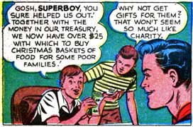 Superboy in  'How to Bring Christmas Cheer!' Click for the full Page