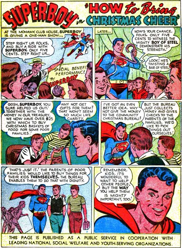 Superboy in 'How to Bring Christmas Cheer!'