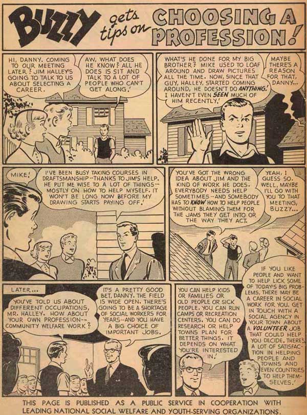 Buzzy Gets Tips on Choosing a Profession!