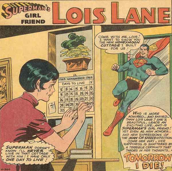 splash page from Superman's Girlfriend Lois Lane #98