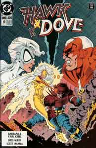cover, Hawk & Dove #16