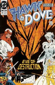 cover, Hawk & Dove #17