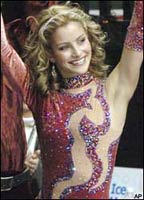 Tanith Belbin's squiggle outfit