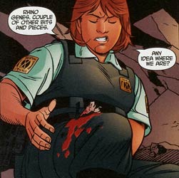 There goes her night on the town dancing tonight Scene from Midnighter #3