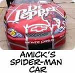 Lyndon Amick's #26 Spider-Man car Lyndon Amick's #26 Spider-Man car