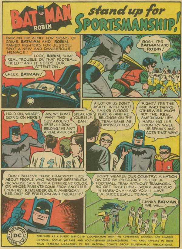 Batman and Robin: Stand Up For Sportsmanship!