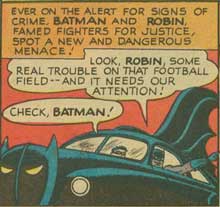 Batman and Robin: Stand Up For Sportsmanship! Click for the full Page