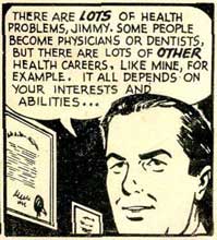 Buzzy Says 'There May Be A Career in Health for YOU!' Click for the full page