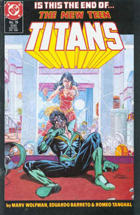 cover, the New Teen Titans #19