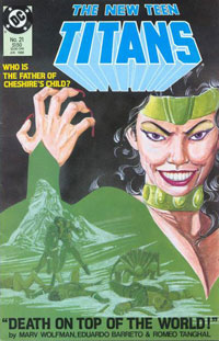 cover, the New Teen Titans #21
