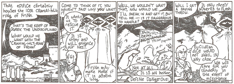 Yamara is hired to steal the jewelry of Frinn