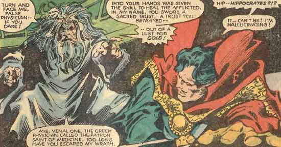 Hippocrates visits Dr. Strange