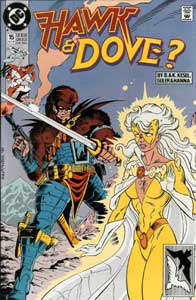 cover, Hawk & Dove #15