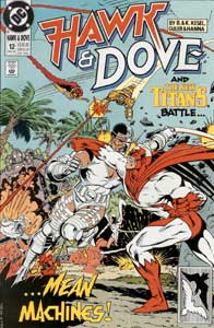 cover, Hawk & Dove #12