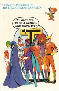 back cover, New TeenTitans PSA