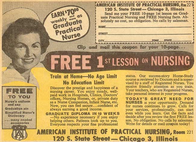 Earn $70.00 or more Weekly as Graduate Practical Nurse