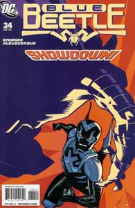 cover, Blue Beetle #34