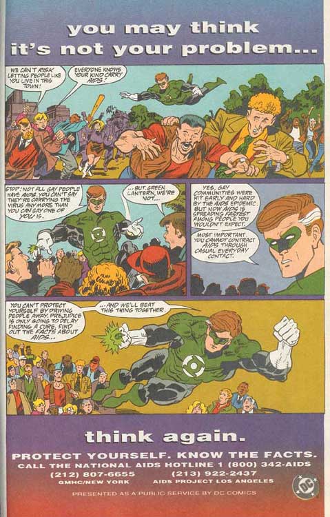 Hal Jordan AIDS PSA
