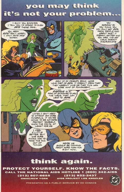 JLA AIDS PSA, pre-Doomsday