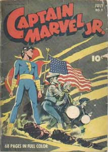 cover, Captain Marvel Jr #9