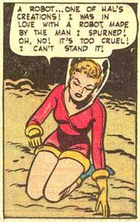 Gotta love those '50s space suits scene from Fantastic Worlds #5