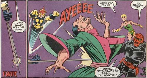 scene from New Warriors #25