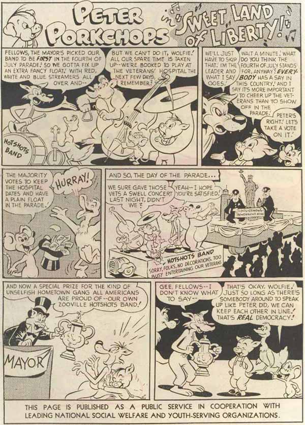 Peter Porkchops in 'Sweet Land of Liberty'